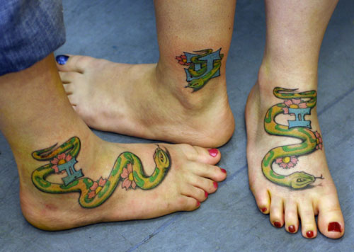 Татуировки(тату) змей