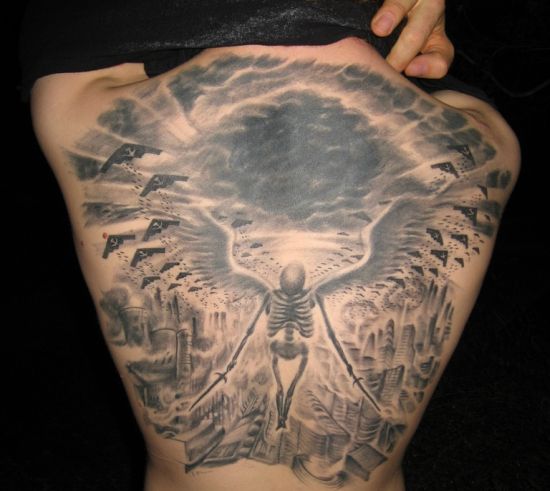 Татуировки(тату) на спине