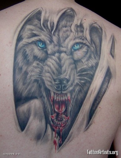 Татуировки(тату) волка