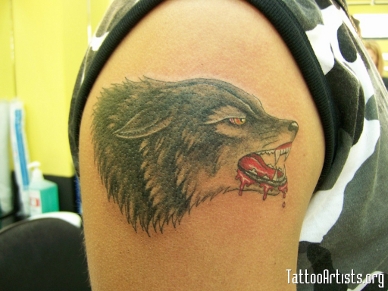 Татуировки(тату) волка