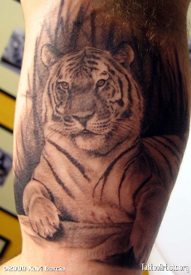 Татуировка(тату) тигра